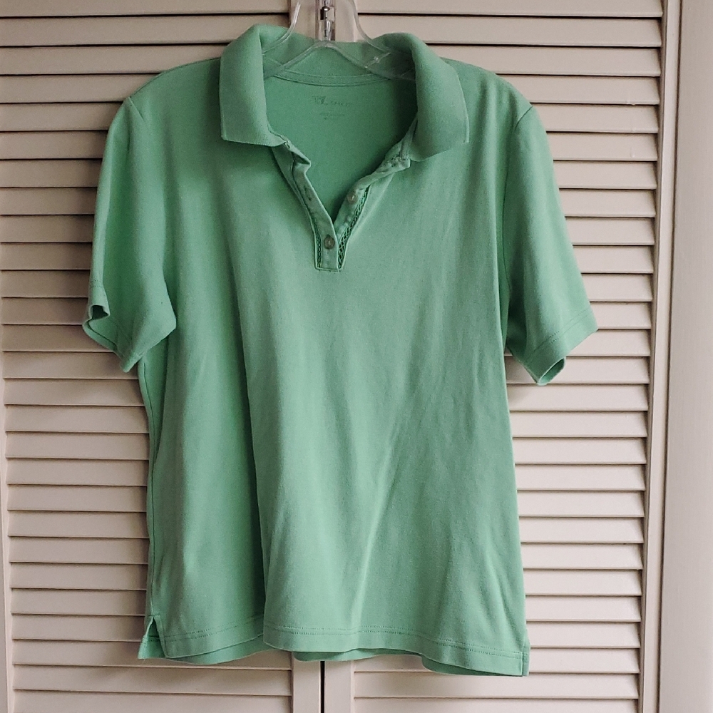 Women's Green Polo Shirt